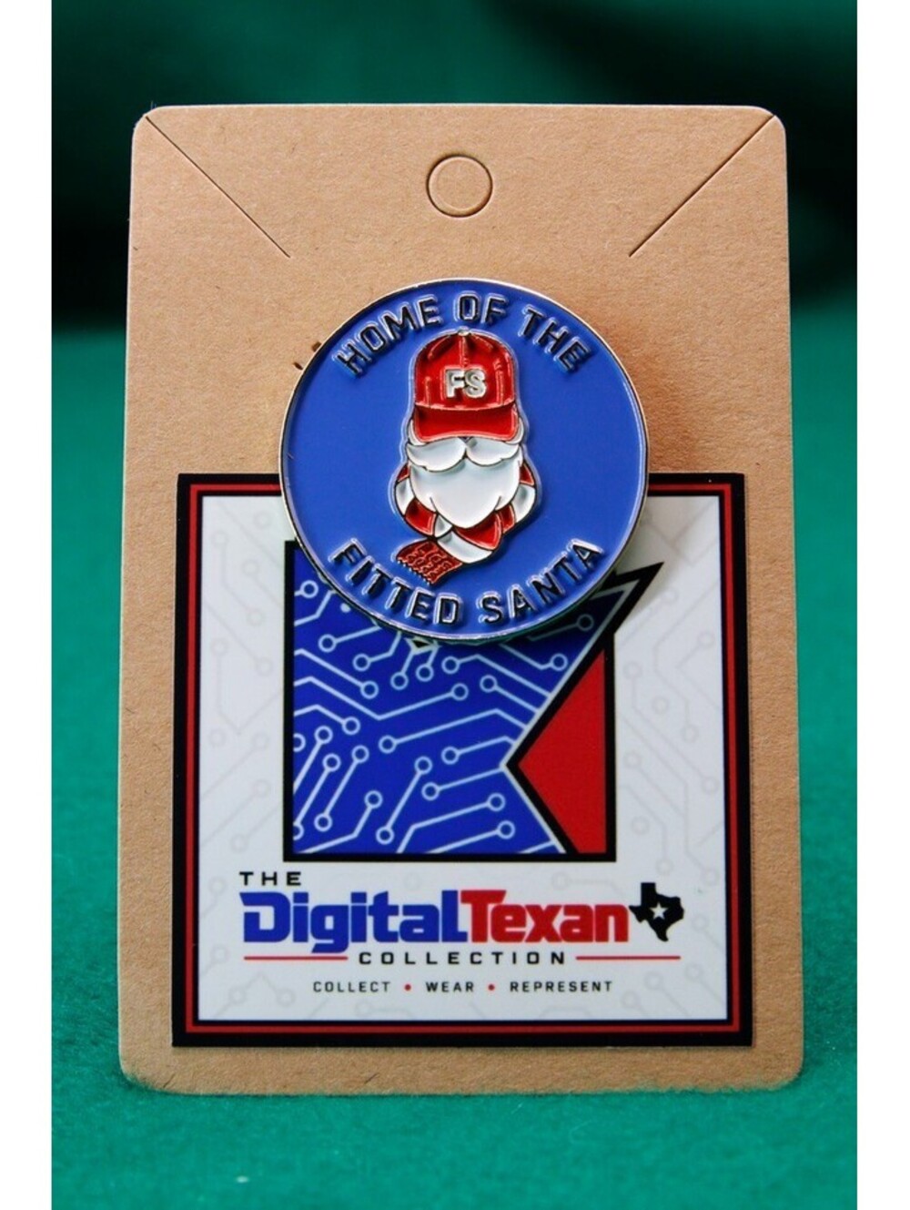 Lids Exclusive Home Of The Fitted Santa Enamel Hat Pin DigitalTexan Collection